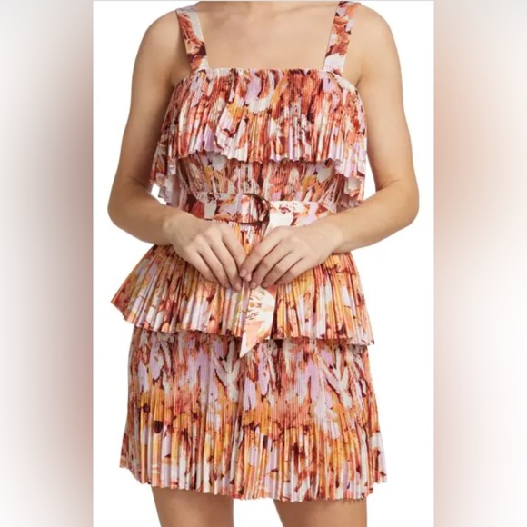 Acler Eliot pleated Mini dress - Picture 4 of 5